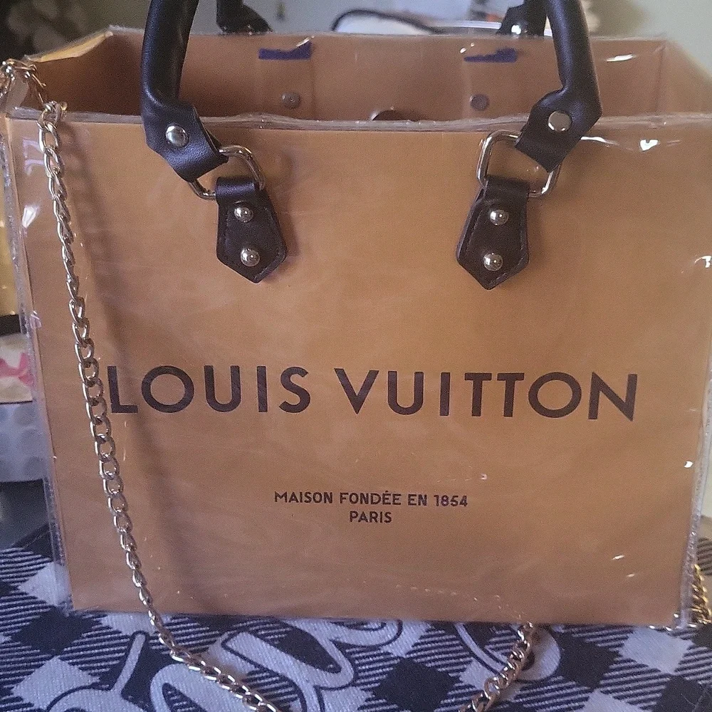 Lv Designer Pvc  Tote Shopping   Tote Bag Leather Straps